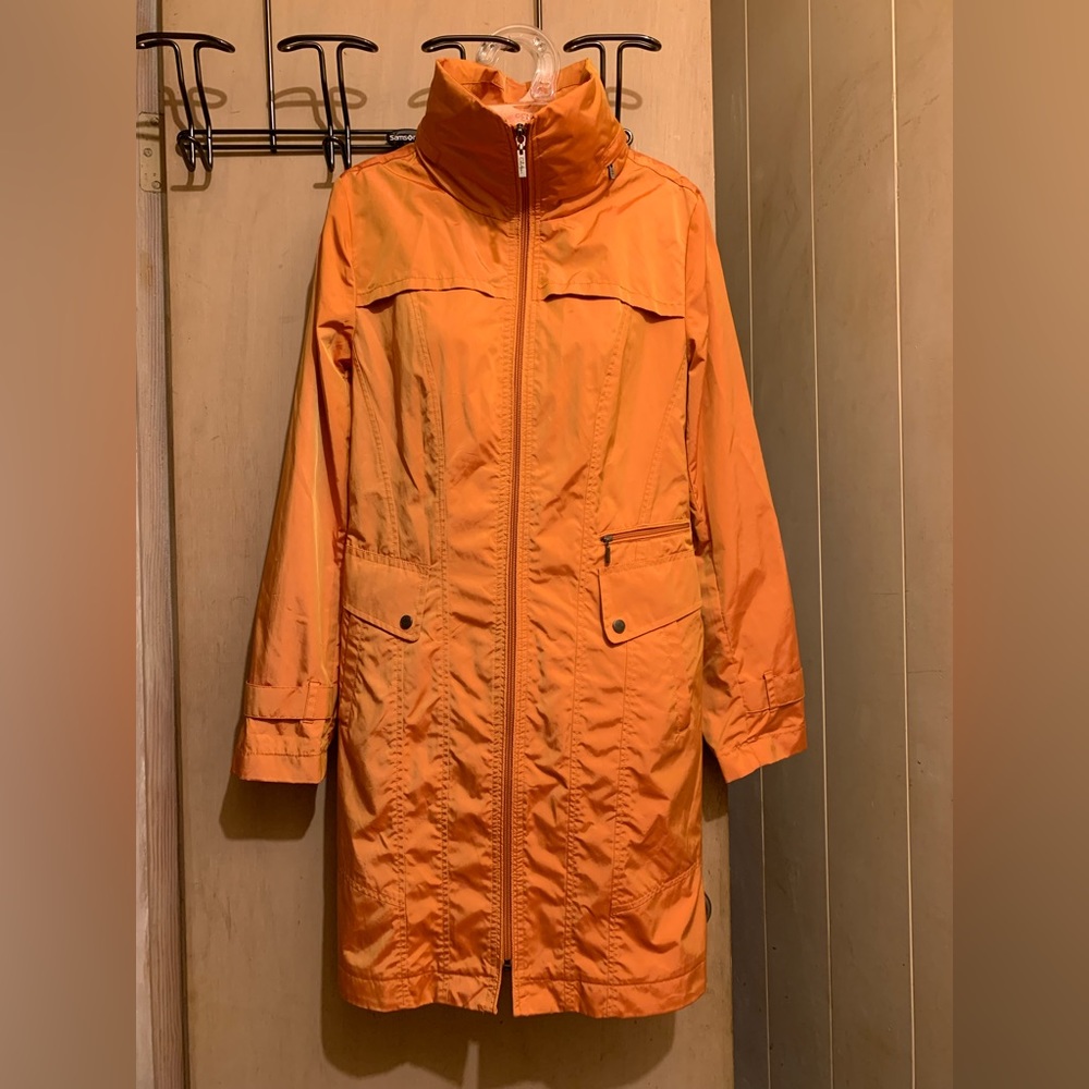 Cole Haan Back Bow Packable Raincoat